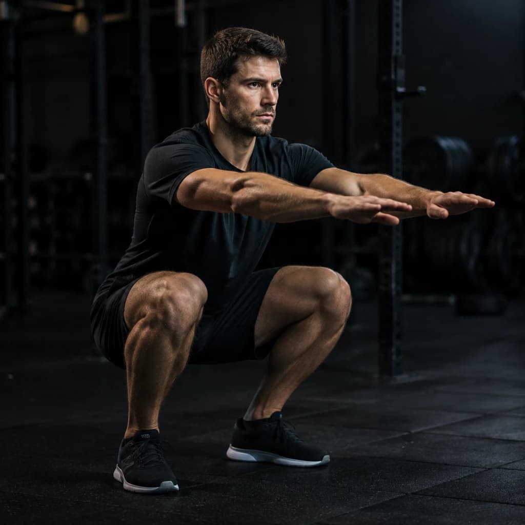 Bodyweight Squat exercise demonstration