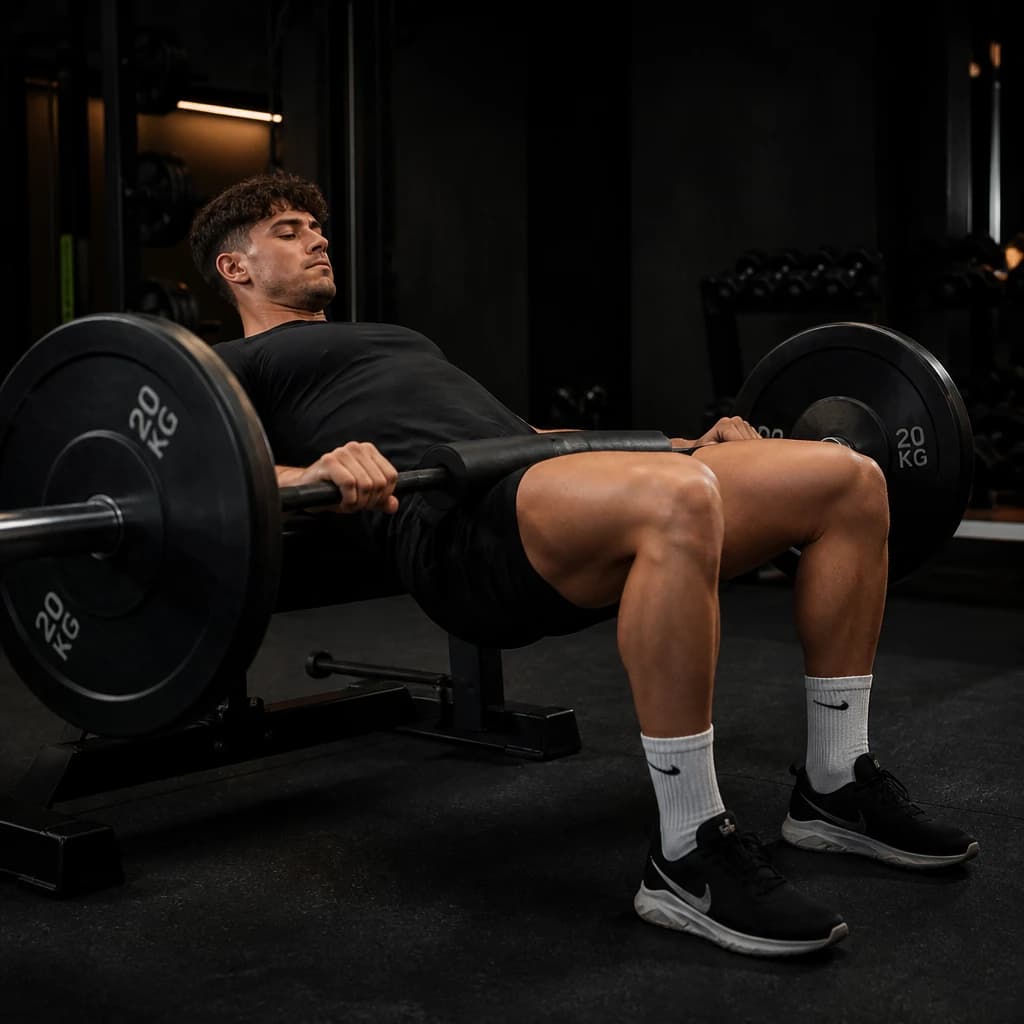 Hip Thrust mit Langhantel: Ausführung der Übung