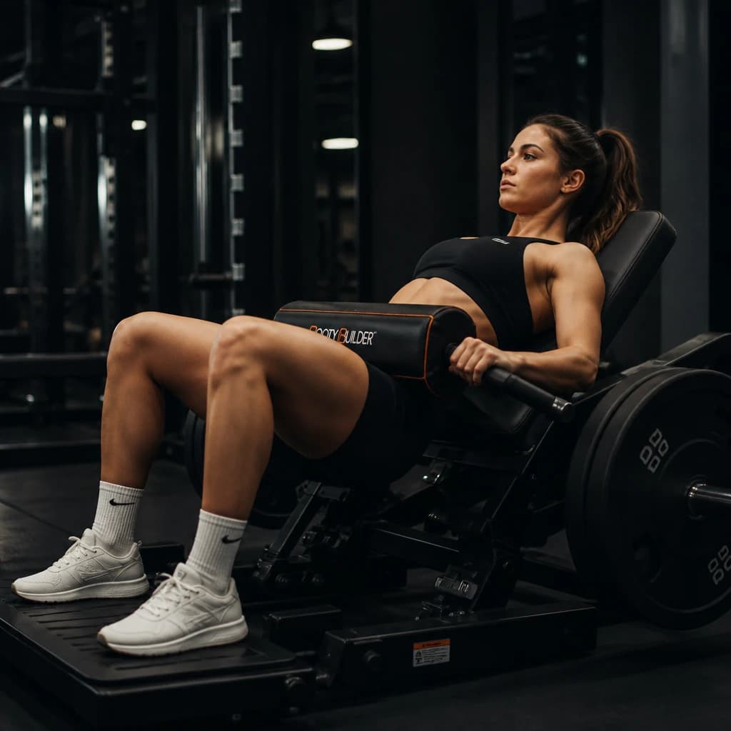 Hip Thrust an der Maschine: Ausführung der Übung