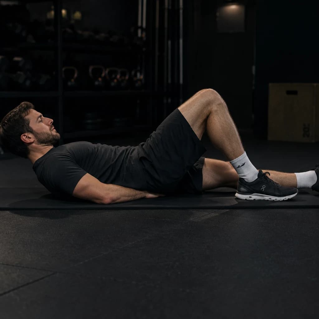 McGill Curl-Up exercise demonstration