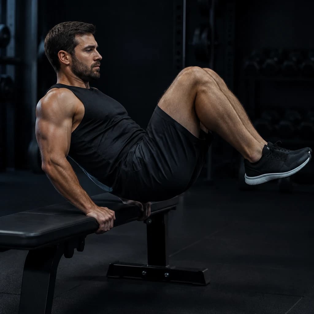 Seated Leg Tuck exercise demonstration