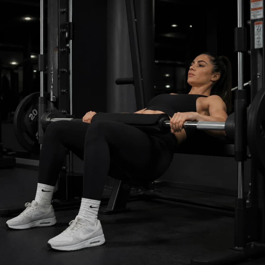 Hip Thrust an der Multipresse: Ausführung der Übung