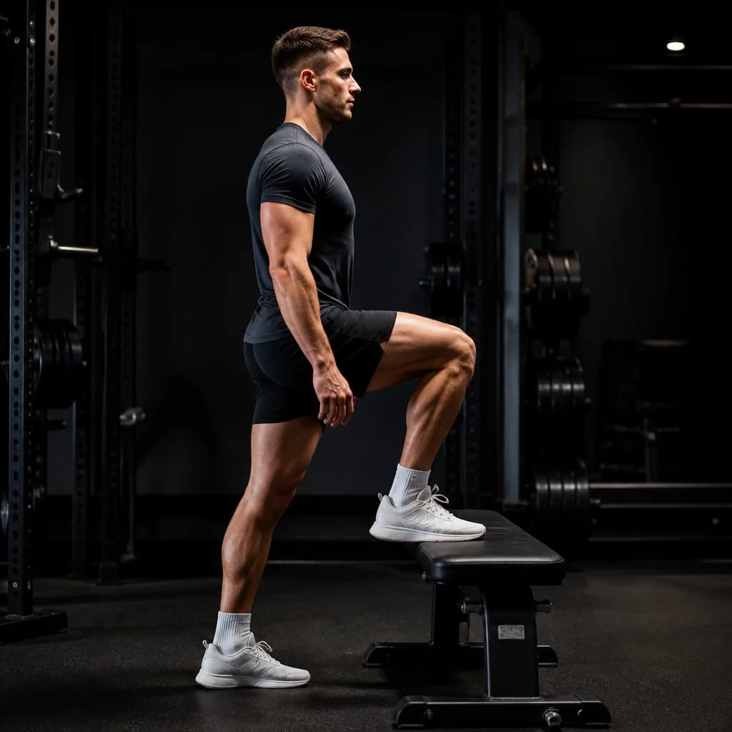 Step-ups: Ausführung der Übung