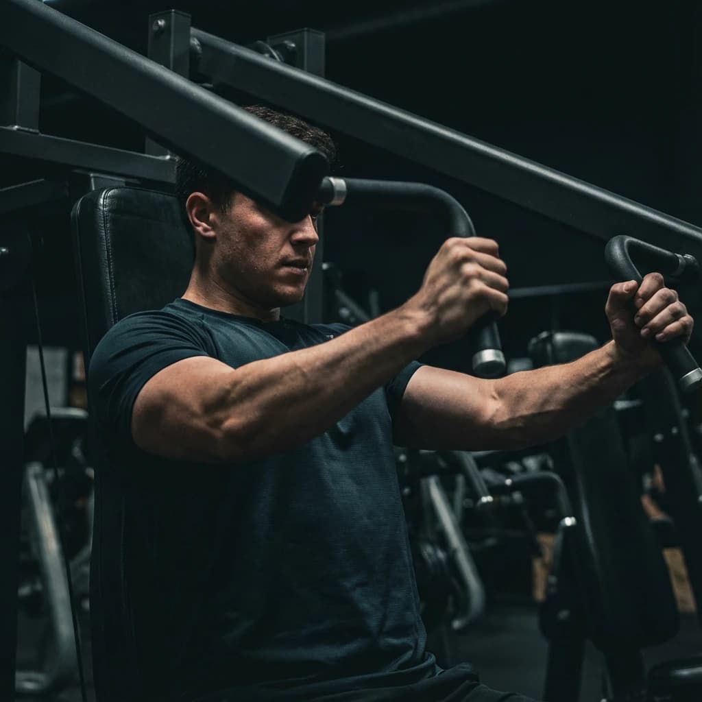 Machine Chest Press exercise demonstration