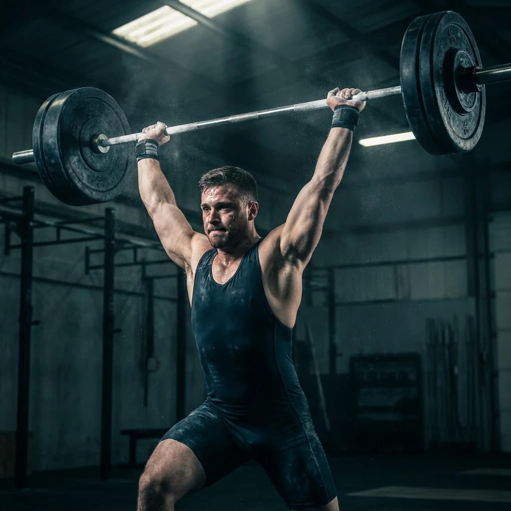 Clean and Jerk exercise demonstration