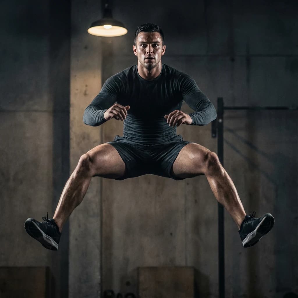 Jump Squats exercise demonstration