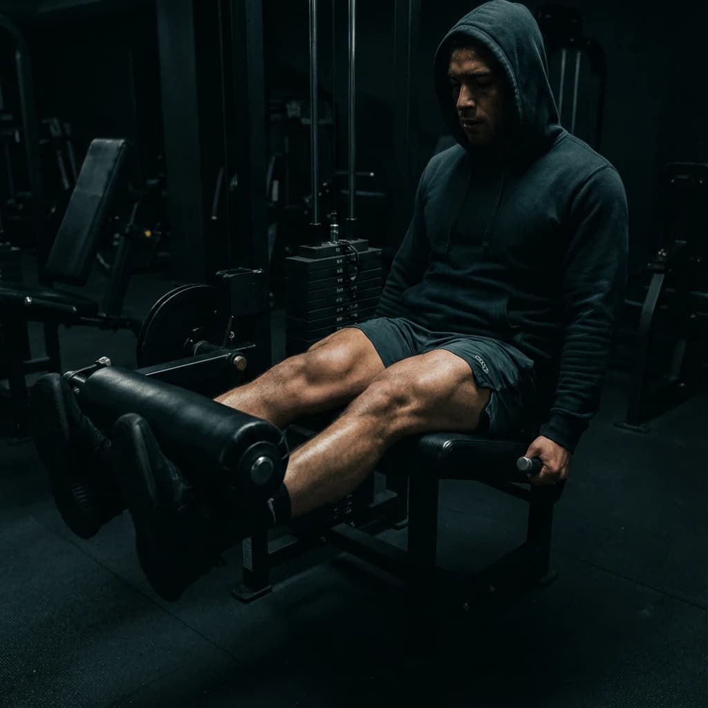 Leg Extensions exercise demonstration