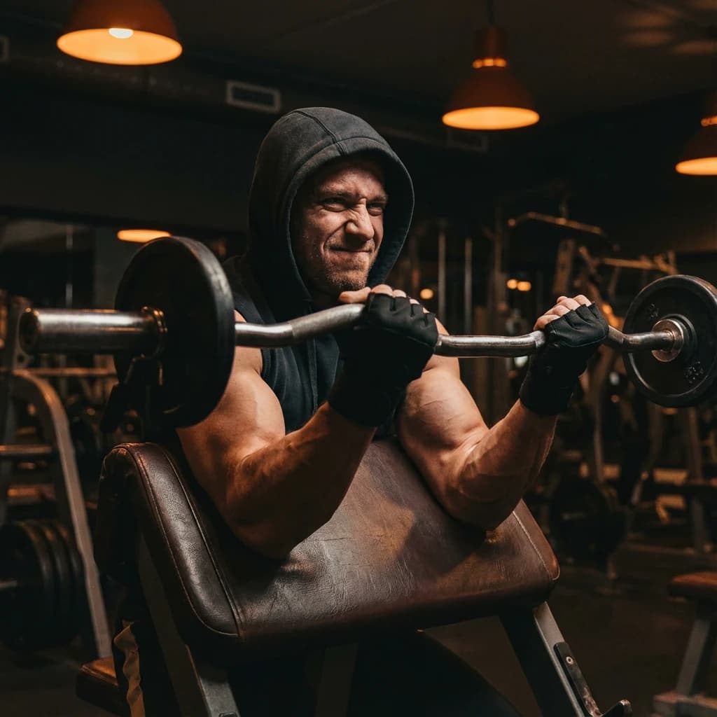 Preacher Curls exercise demonstration