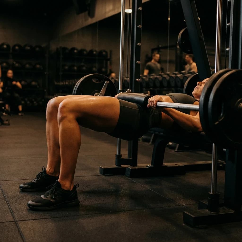 Smith Machine Hip Thrust exercise demonstration