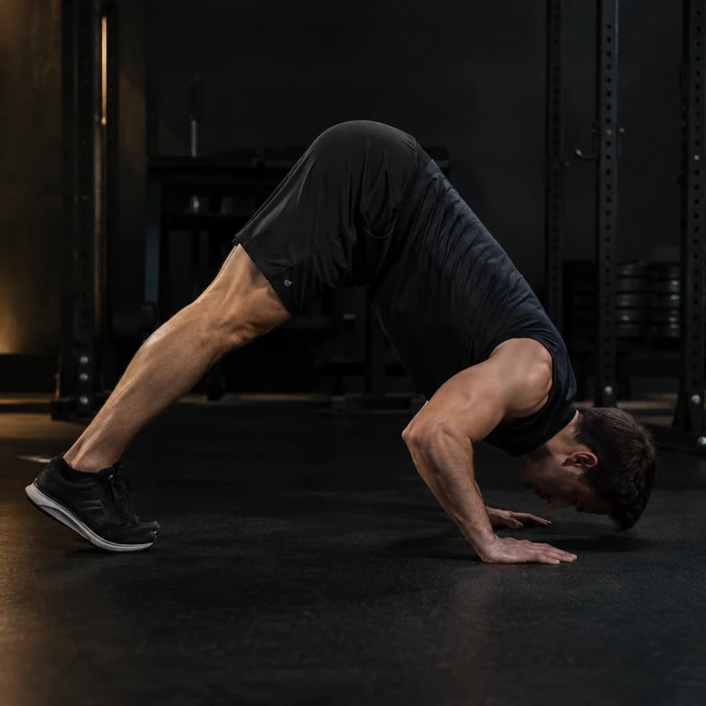 Pike Push-ups exercise demonstration