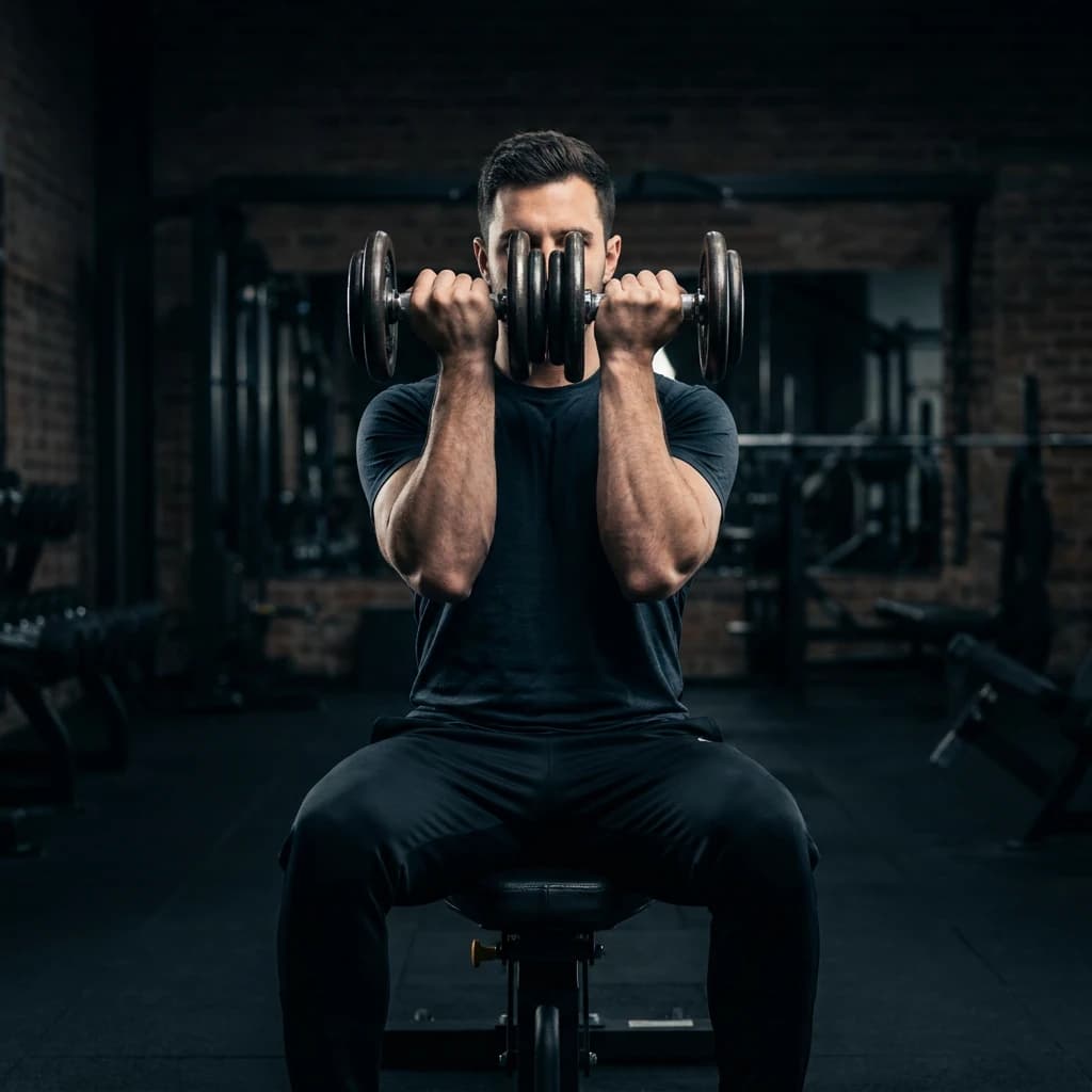 Arnold Press exercise demonstration
