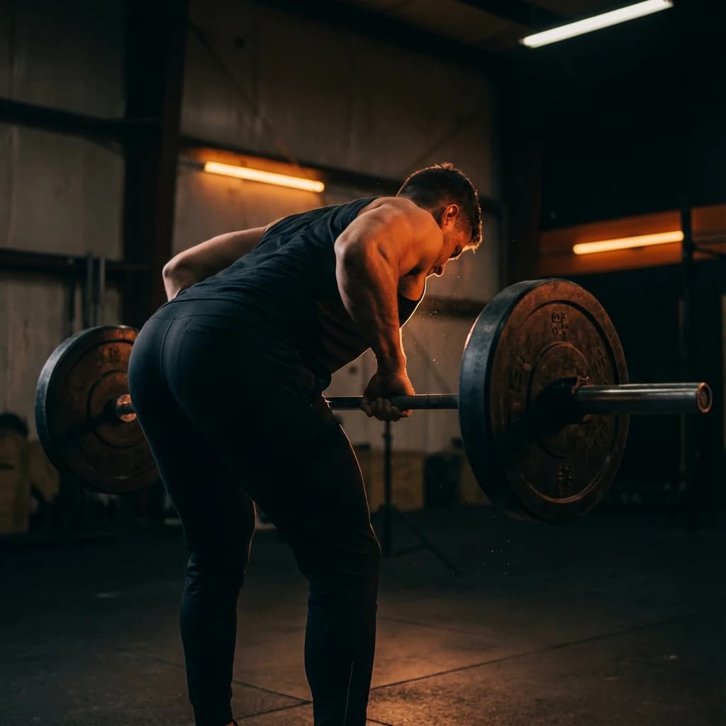 Barbell Row exercise demonstration