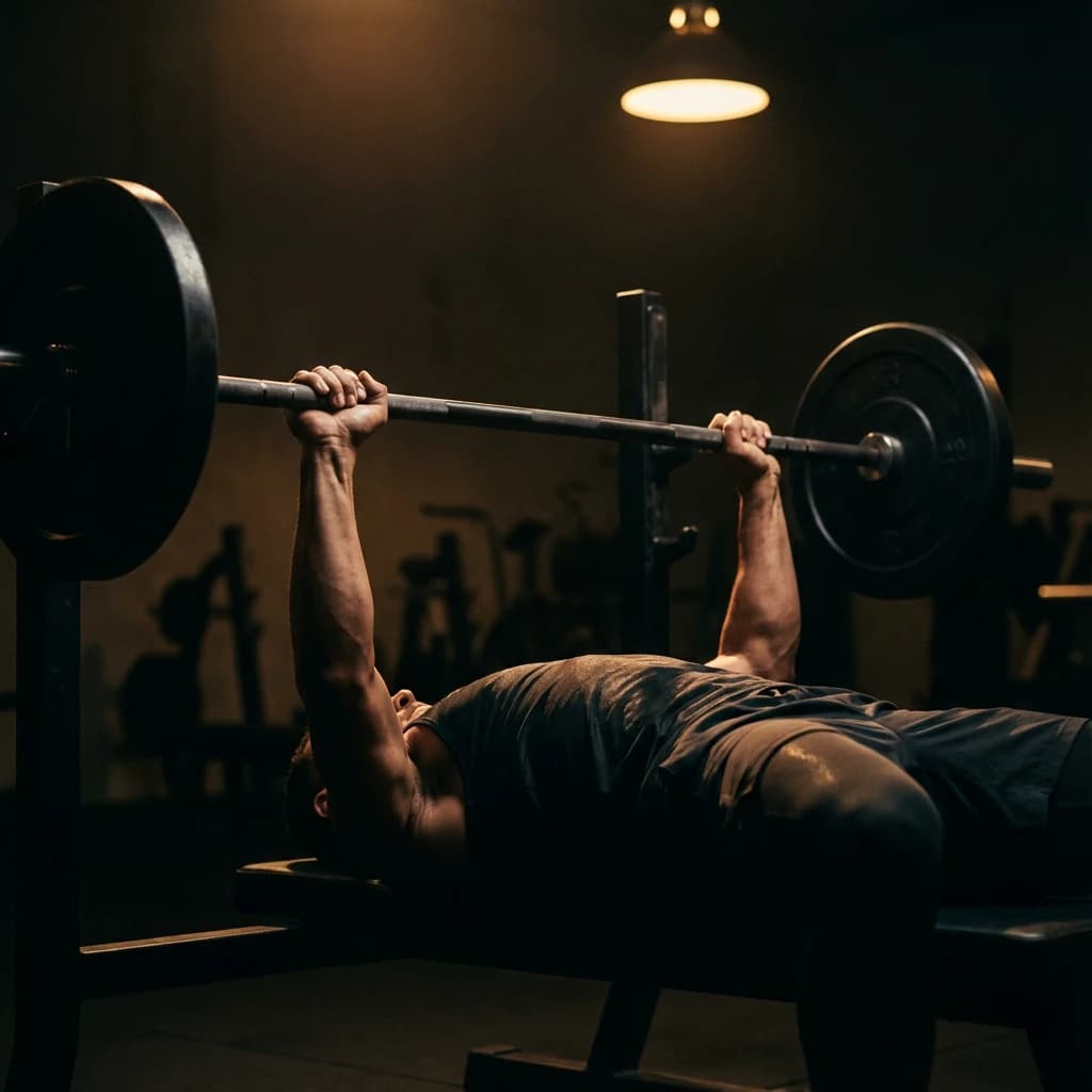 Close-Grip Bench Press exercise demonstration