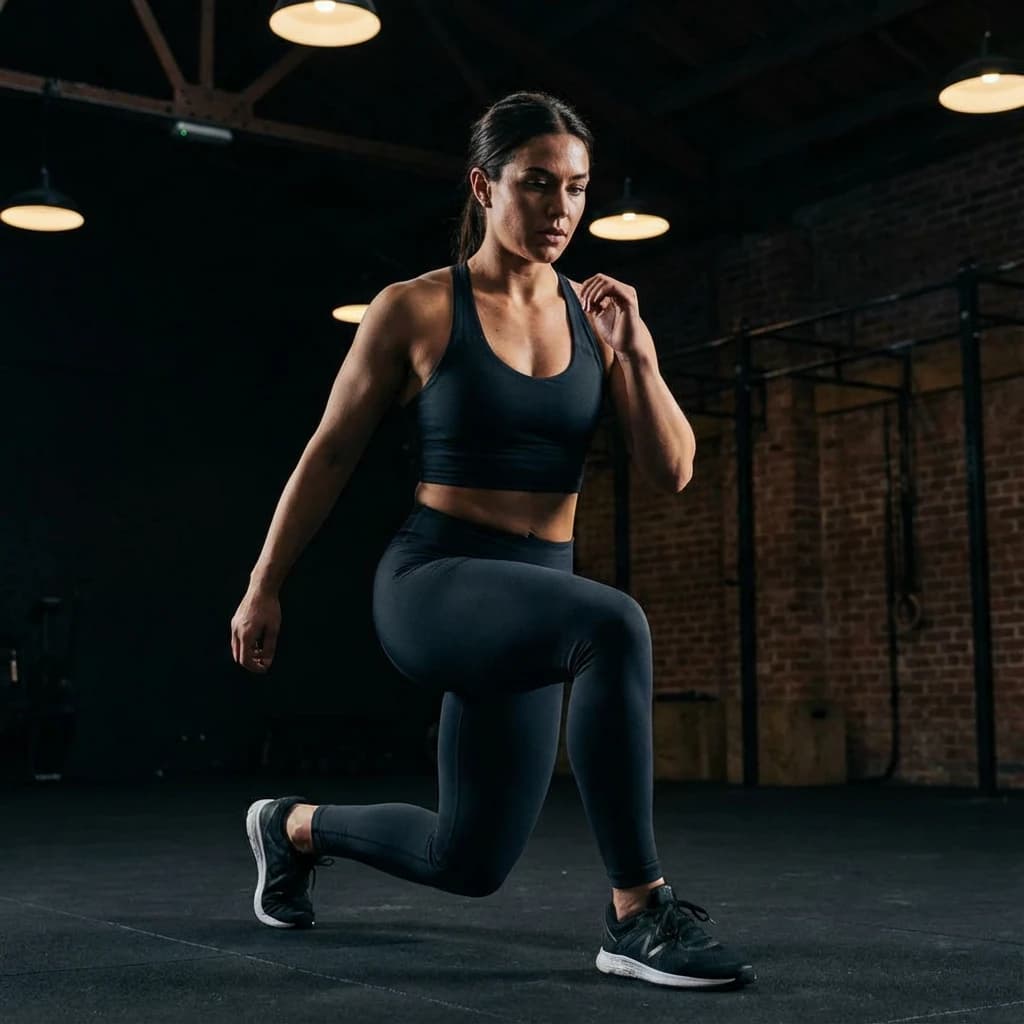 Curtsy Lunges exercise demonstration