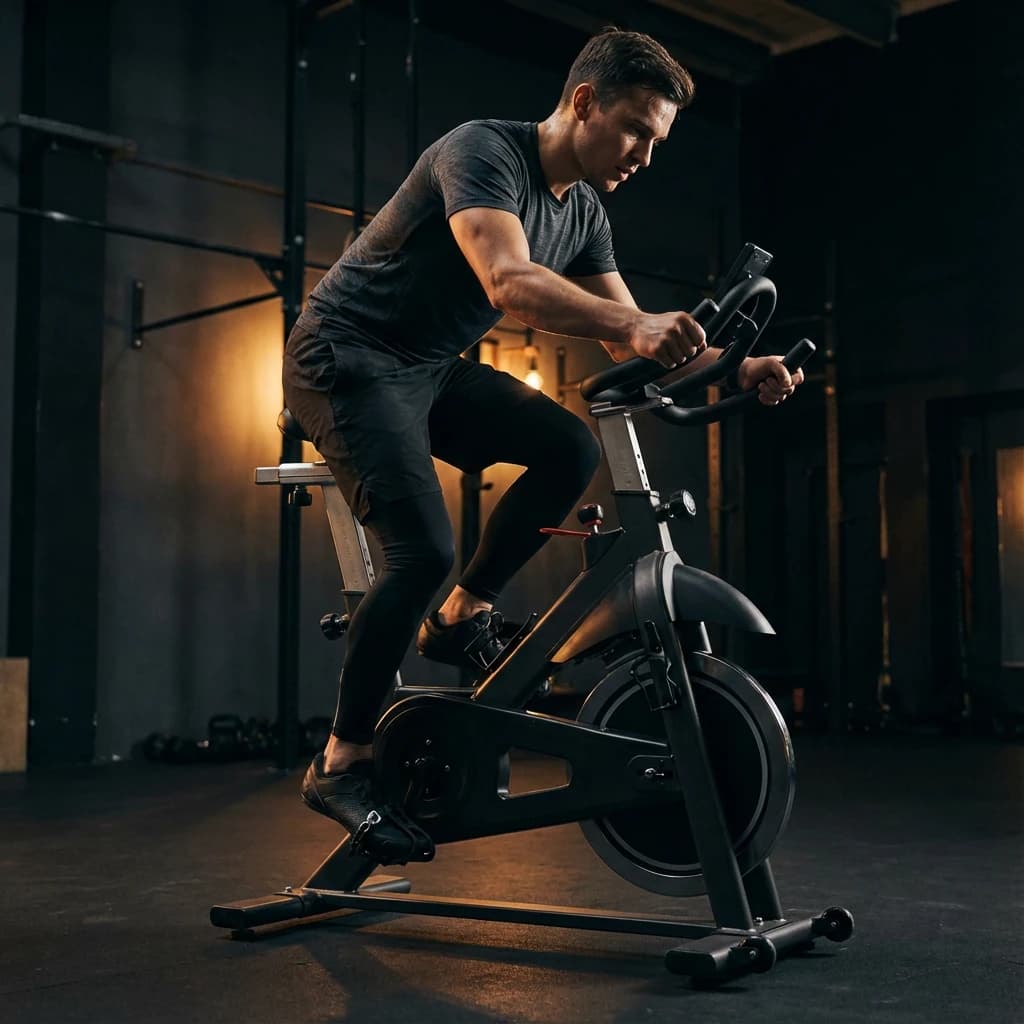 Indoor Cycling exercise demonstration
