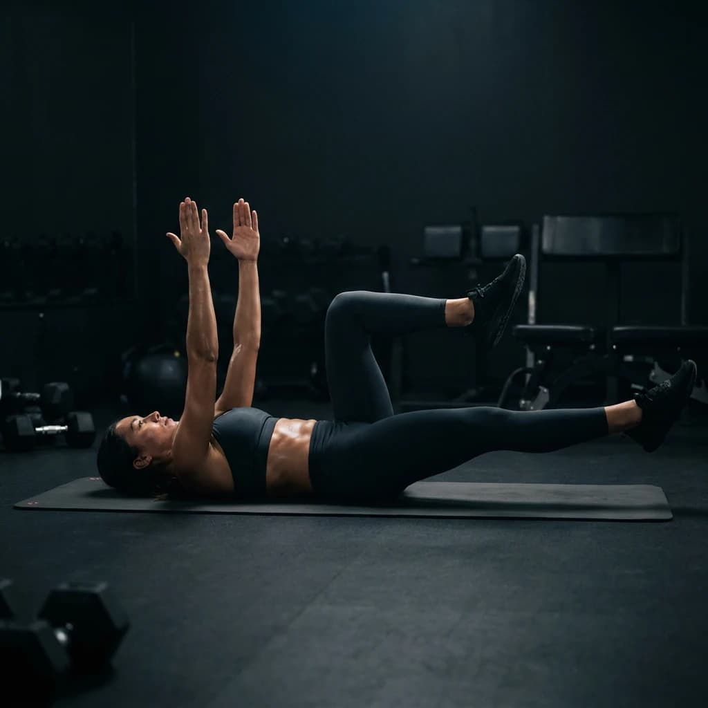 Dead Bug exercise demonstration