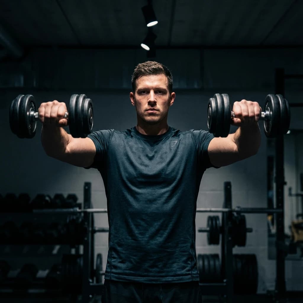 Front Dumbbell Raises exercise demonstration