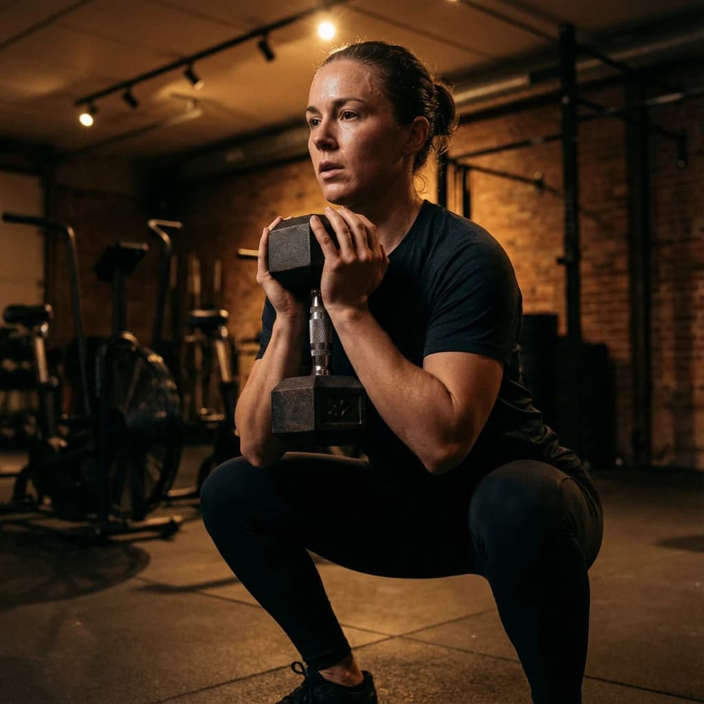 Goblet Squats exercise demonstration