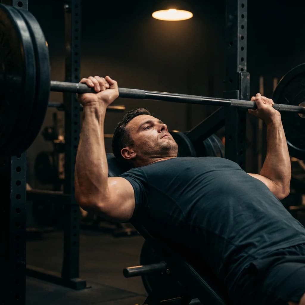 Incline Barbell Bench Press exercise demonstration