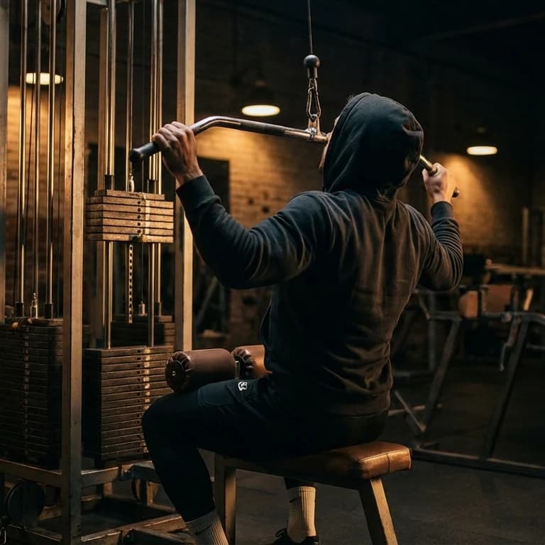 Lat Pulldown exercise demonstration