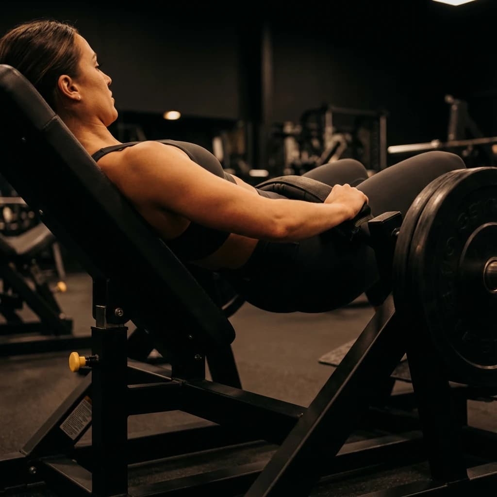 Machine Hip Thrust exercise demonstration