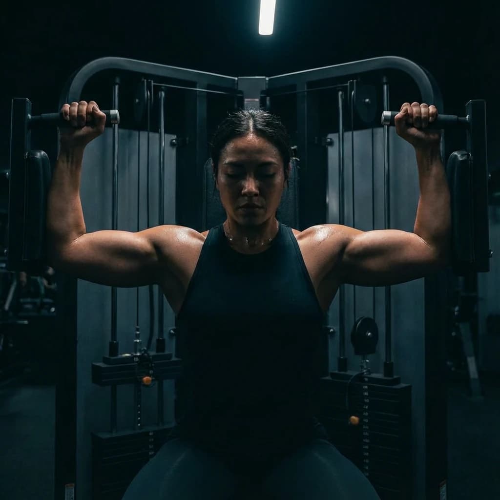 Machine Lateral Raise exercise demonstration