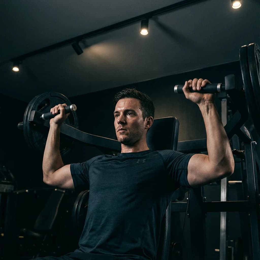 Machine Shoulder Press exercise demonstration