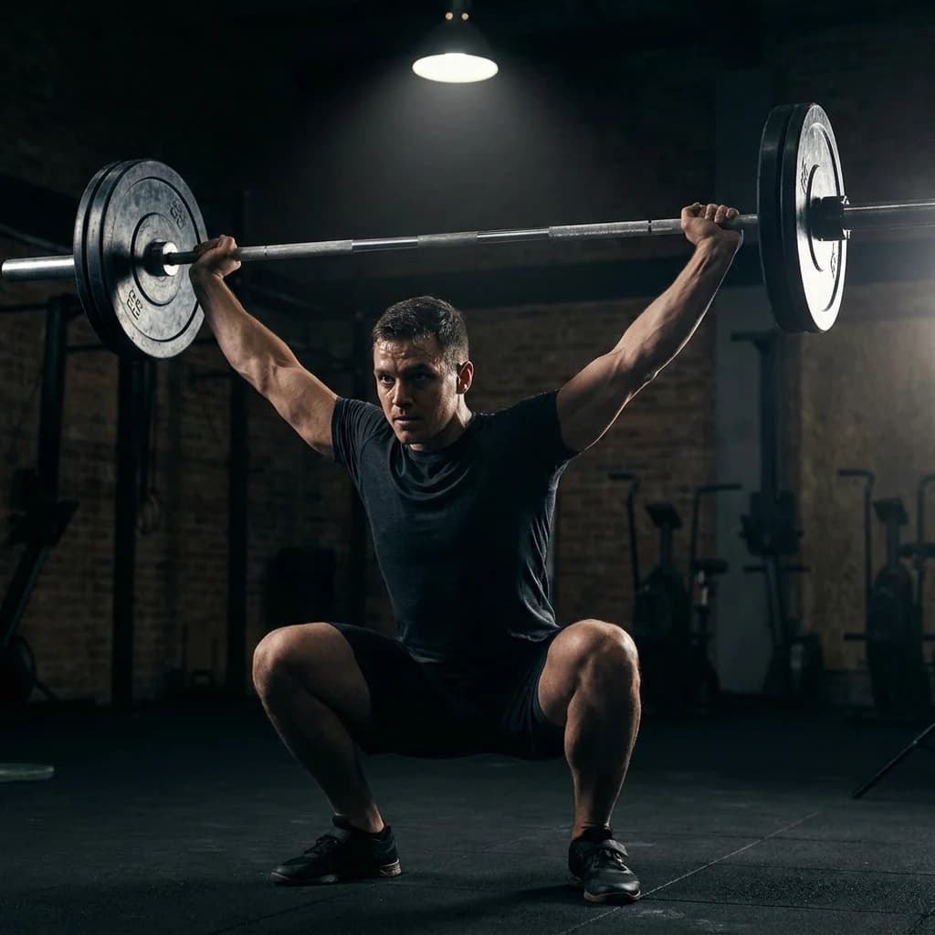 Overhead Squat exercise demonstration