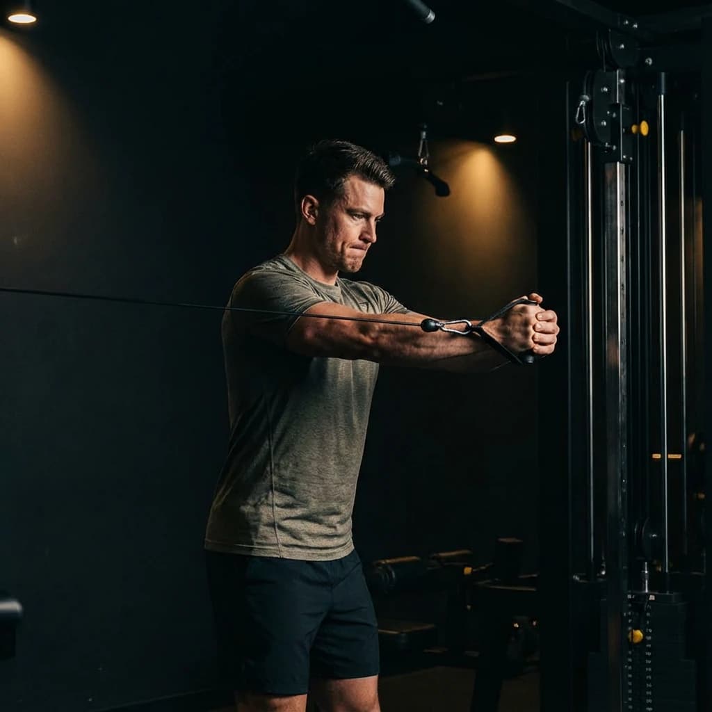 Pallof Press exercise demonstration