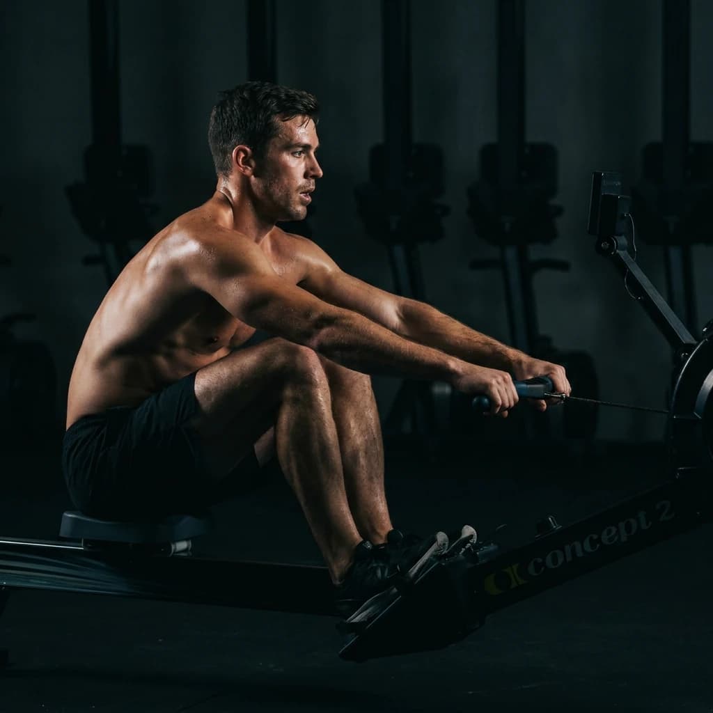 Rowing Machine exercise demonstration