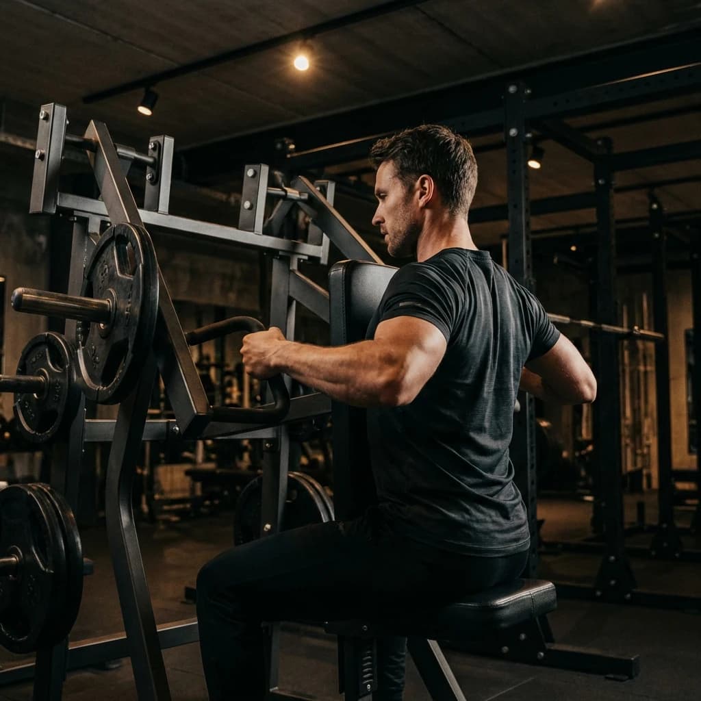 Seated Row Machine exercise demonstration