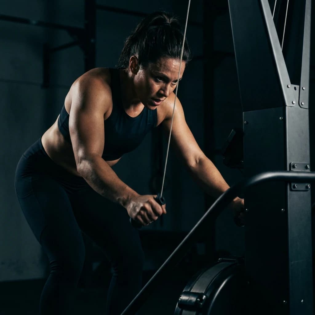 Ski Erg exercise demonstration
