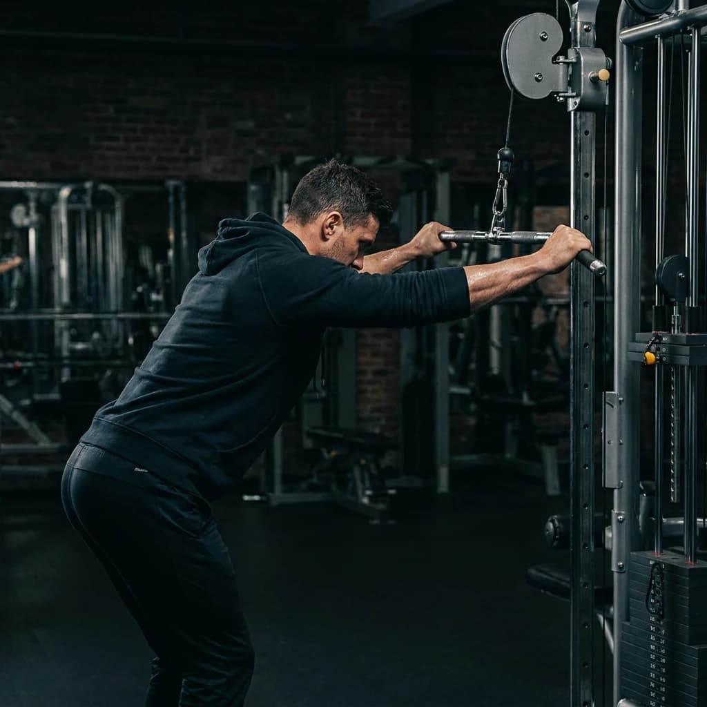 Straight-Arm Pulldown exercise demonstration