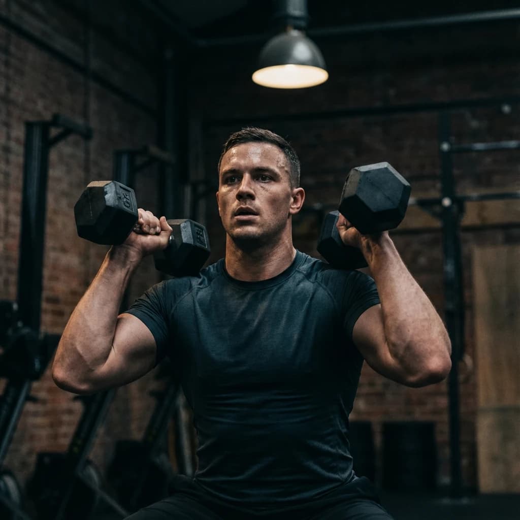Thrusters exercise demonstration