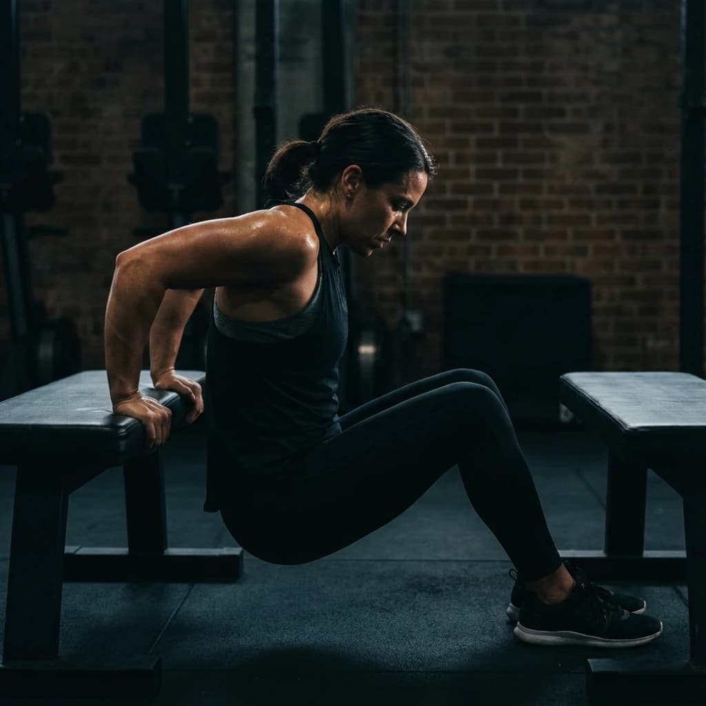 Tricep Dips exercise demonstration